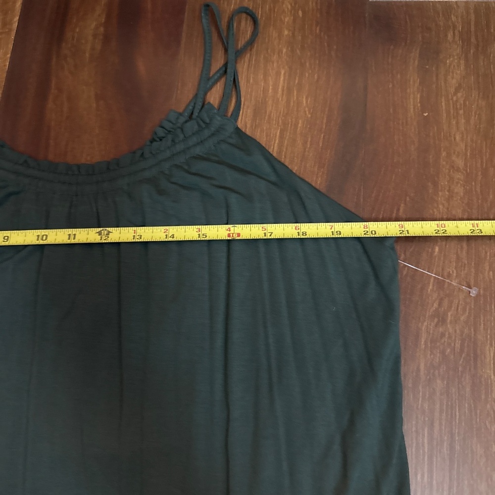 SOMA Shirred Maxi Dress Size Large - Picture 4 of 5